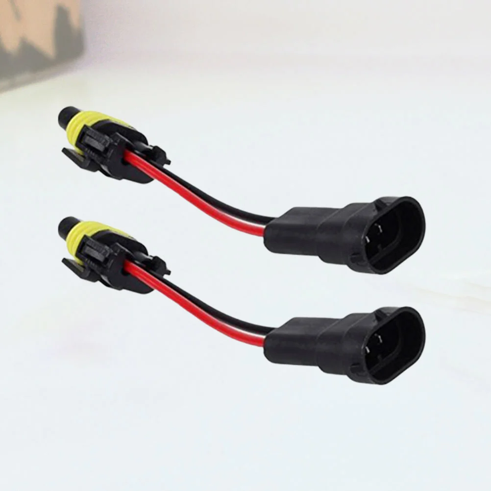 2Pcs H11 Wiring Harness Socket Car Wire Connector Cable Plug Adapter for HID LED Foglight Head Light Lamp Bulb Led Light