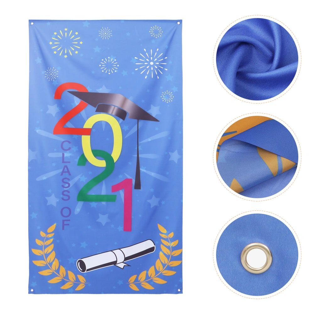 2021 Graduation Decorative Banner Party Hanging Background Banner Party Decor