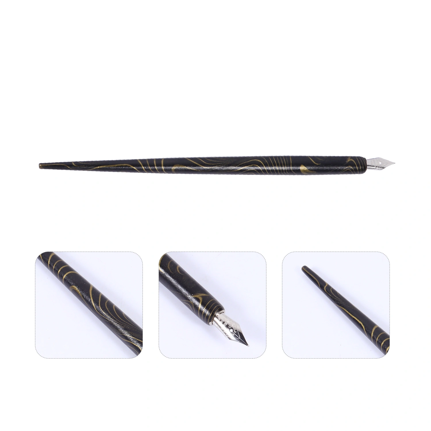 1 Set Wood Handle Calligraphy Pen Set Handcrafted Dip Pen Students Dip Pen