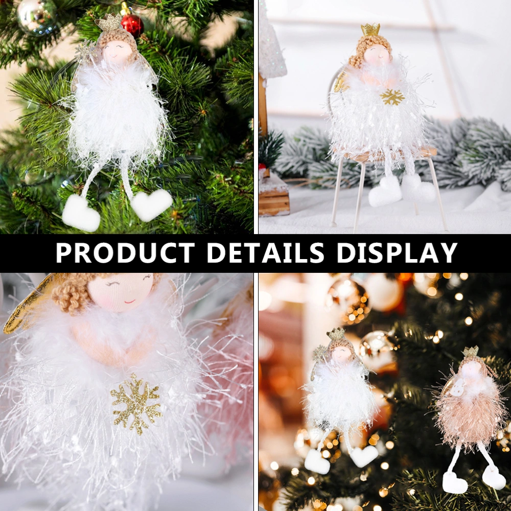 1 Pc Christmas Decoration Crown Angel Christmas Tree pendant Kids' Present