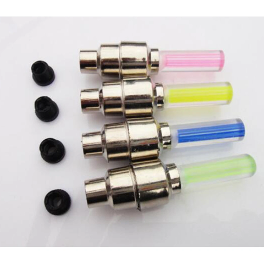 8pcs Colors Light Bike LED Wheel Lights Tire Tyre Neon Cycling Car Caps Firefly Spoke Flash Light Lamp