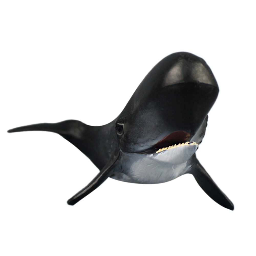 High Simulation Sperm Whale Animal Model Marine Organism Decoration for Children Playing