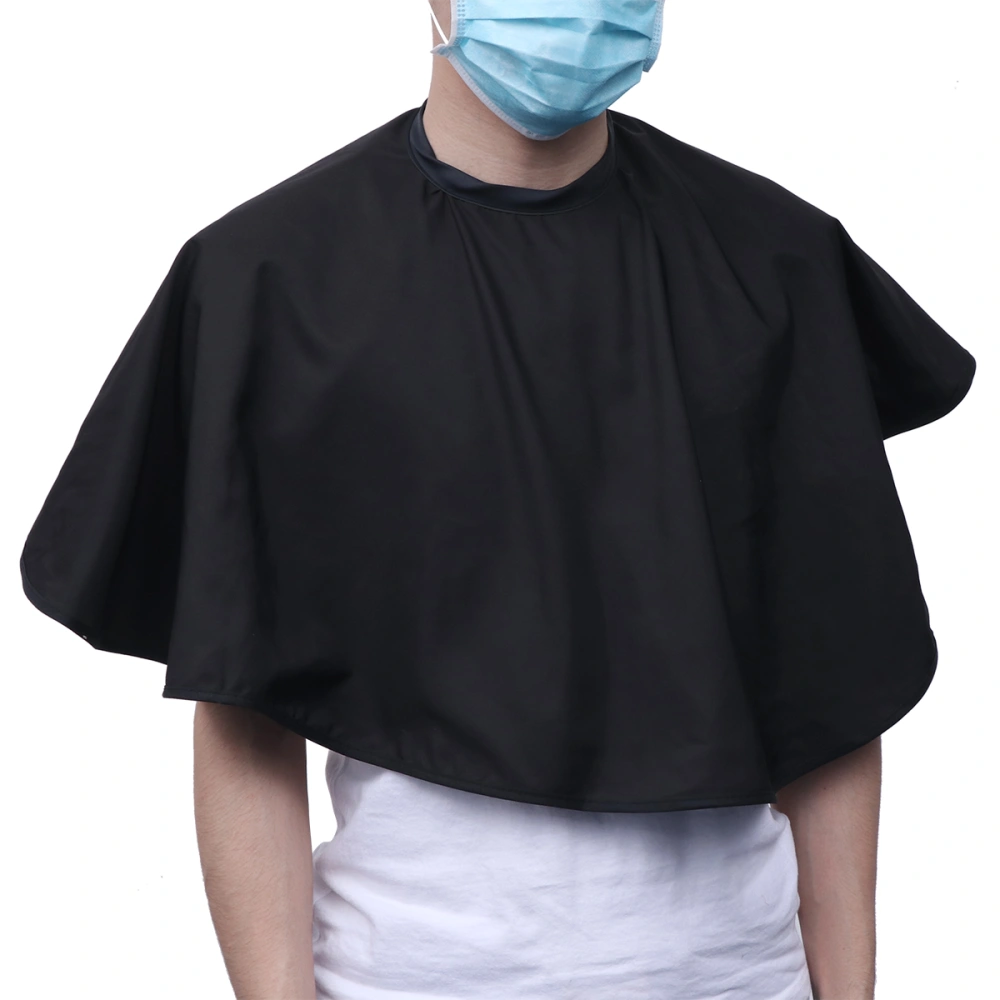 Waterproof Wai Cloth Hairdressing Cape Hair Cutting Apron Practical Cloak Black