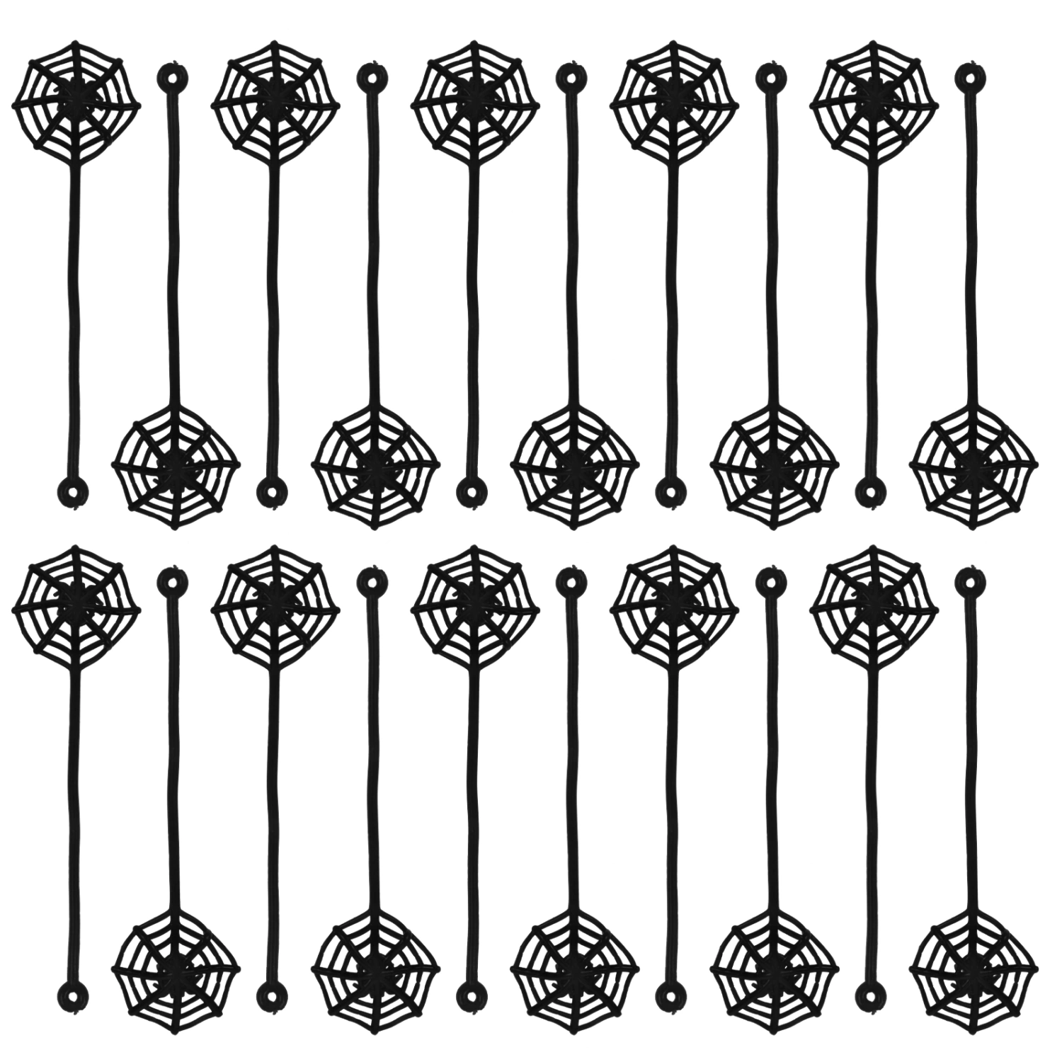 20Pcs TPR Supple Hand Spider Web Sticky Elastic Extendable Toys Halloween Gifts