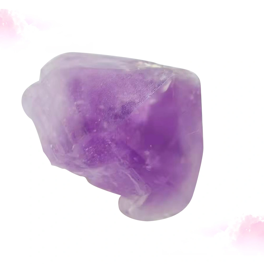 1PC Natural Crushed Crystal Rocks Violet Stone Crystal Decorative Stones Aquariums Fish Tank Decoration Gravel(Random Shape)