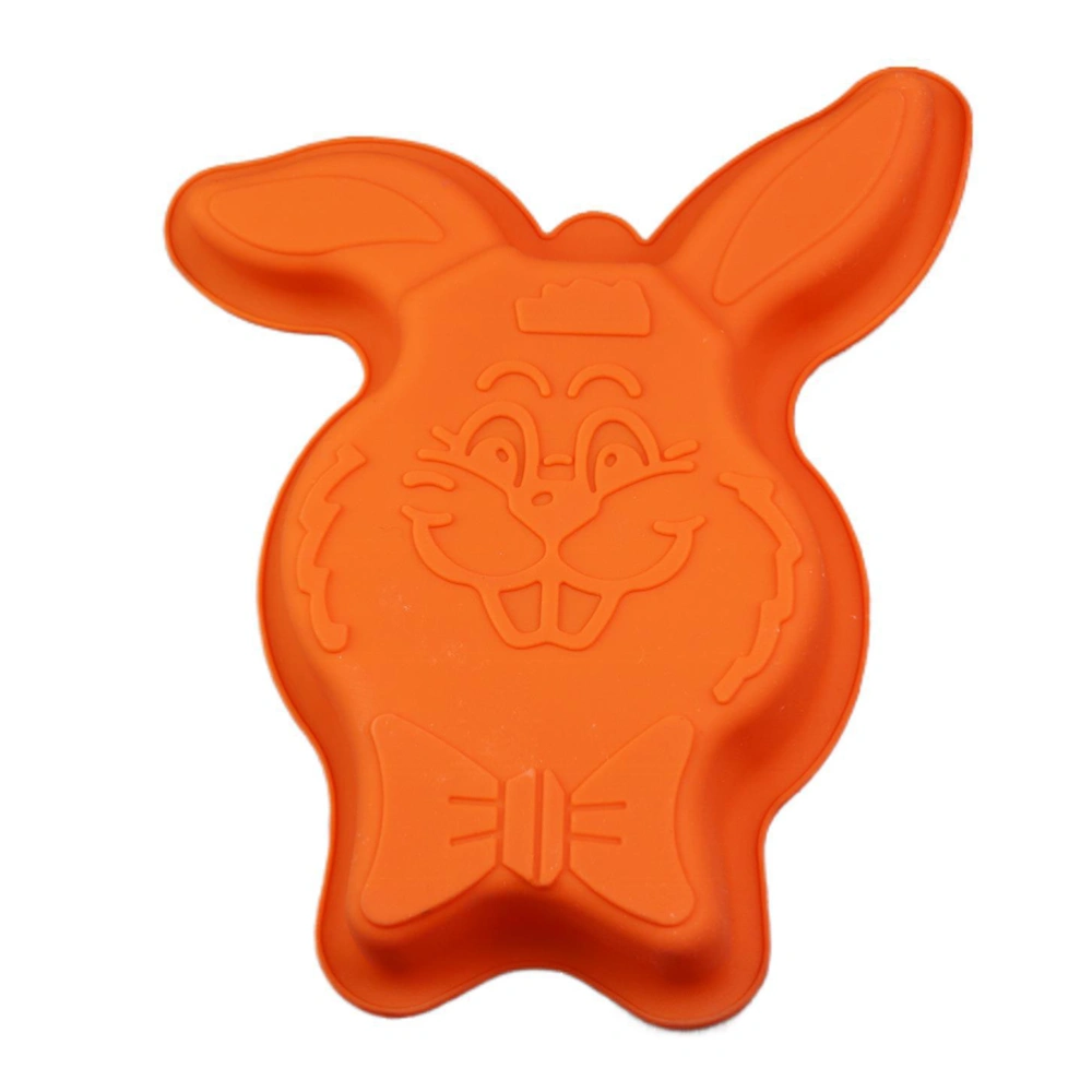 1Pc Silicone Baking Mold Decorative Easter Cake Mold DIY Baking Accessory Orange