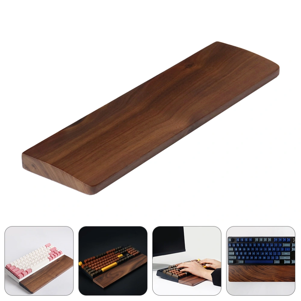 300mm Walnut Wood Keyboard Wrist Pad Ergonomic Gaming Typing Desk Wrist Support