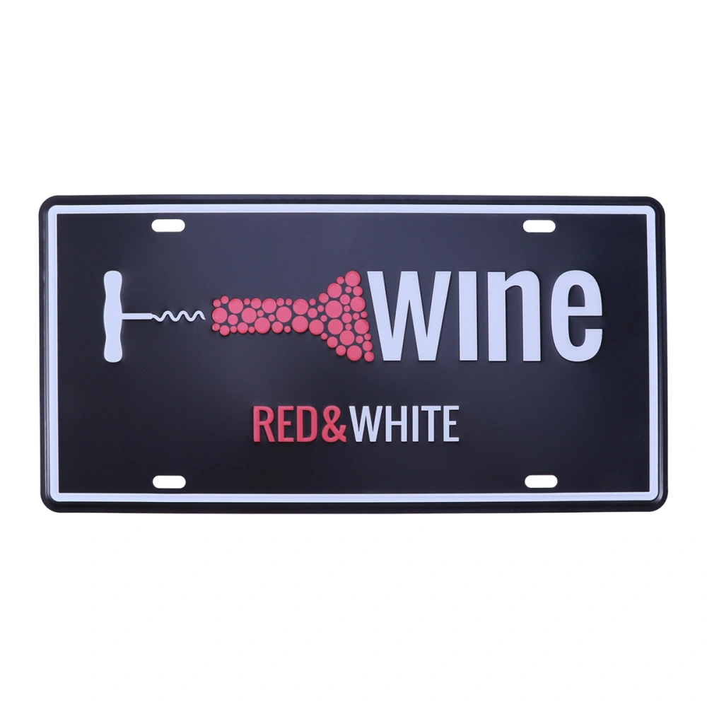 Wine White & Red Vintage Tin Signs Bar pub home Wall Decor Retro Metal Art Poster