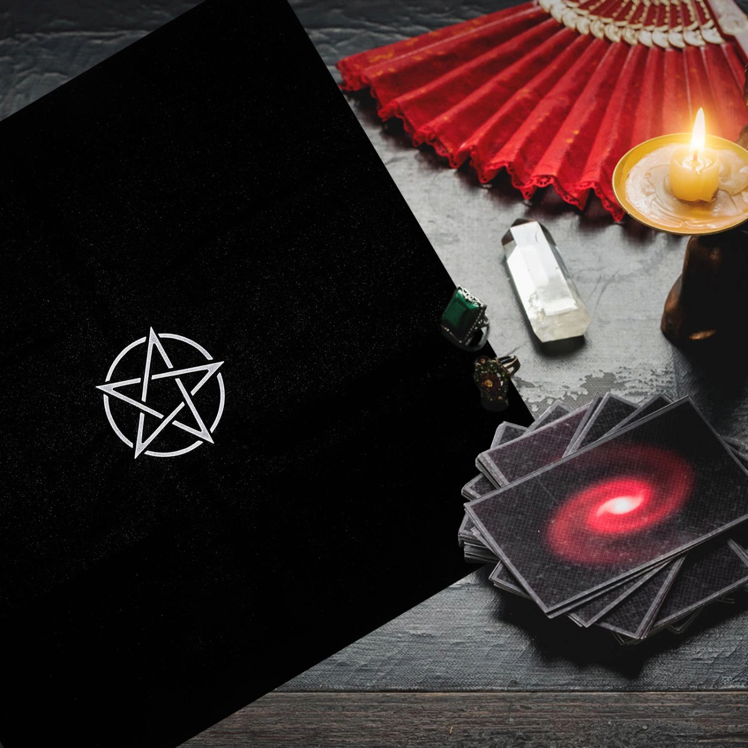 1pc Pentacle Tarot Tablecloth Decoration Tarot Table Cloth Tarot Table Cover
