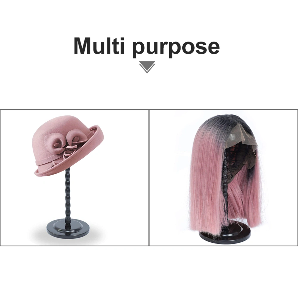 1pc Detachable Wig Stand Desktop Hat Wig Display Storage Holder Wig Rack(Random Style)