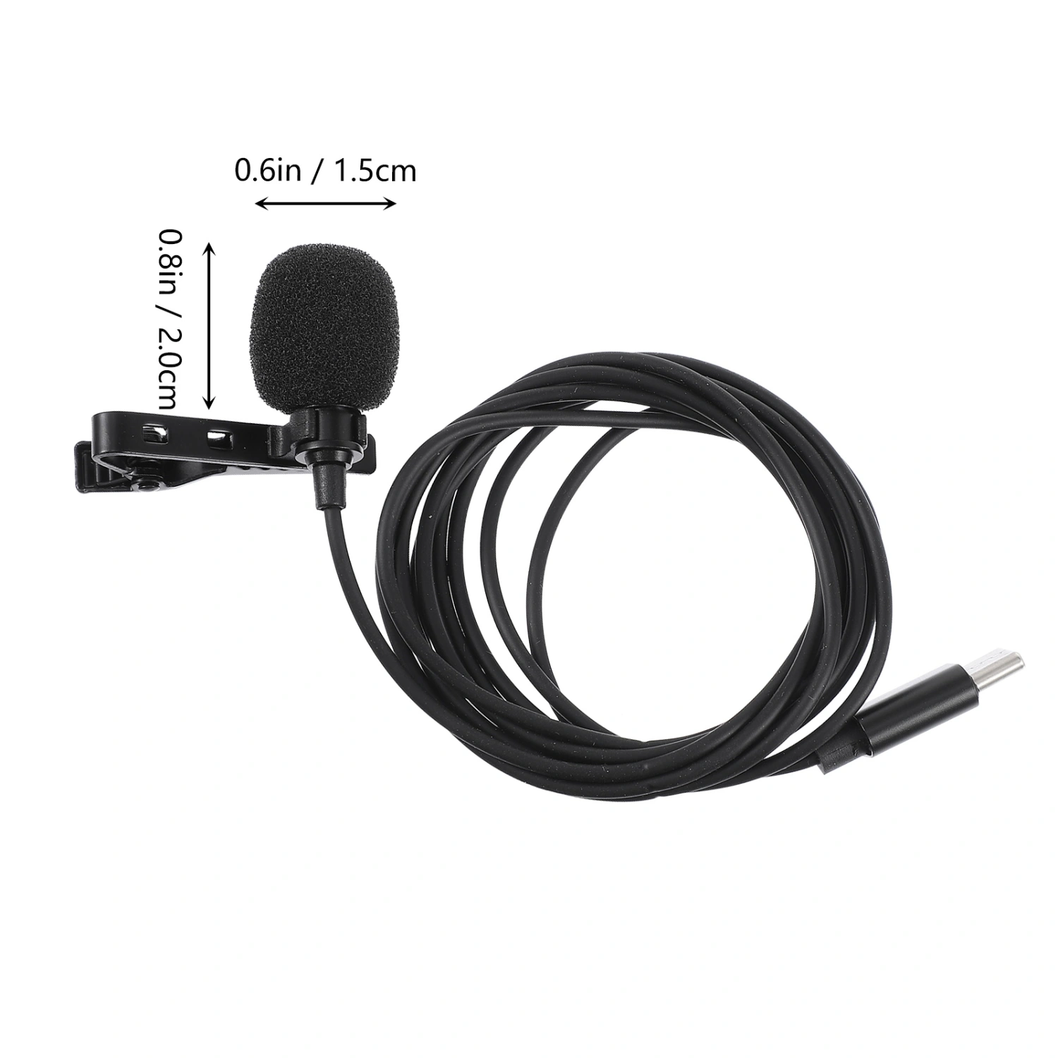USB-C Lavalier Microphone Lapel Microphone Phone Microphone Recording Mic