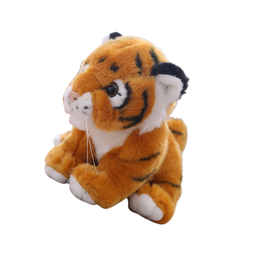 1pc 18cm Stuffed Doll Cartoon Simulation Plush Tiger Toy Peluche Doll for Kids
