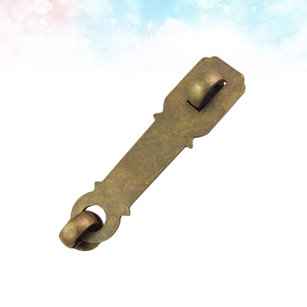 Door Lock Chinese Chain Door Chain Solid Copper Security Door Chain for Home Apartment Hotel (Bronze)