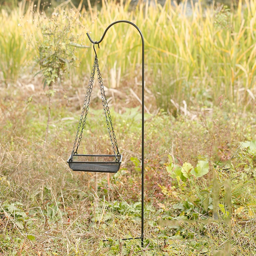 Metal Bird Feeder Outside Hanging Platform Bird Feeder Outdoor Bird Feeder