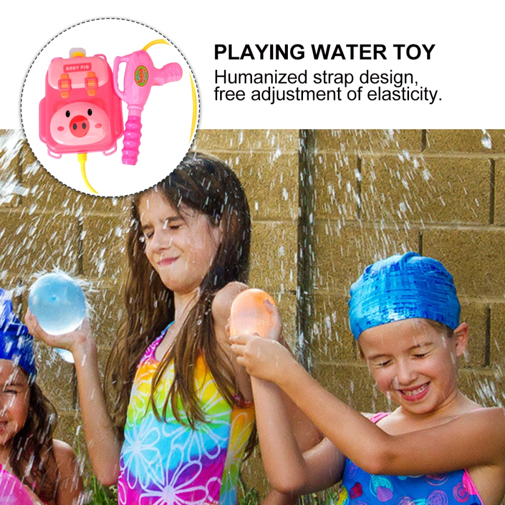 1Pc Backpack Water Shooter Toy Kids Water Toy Play Water Toy Water Blaster Toy