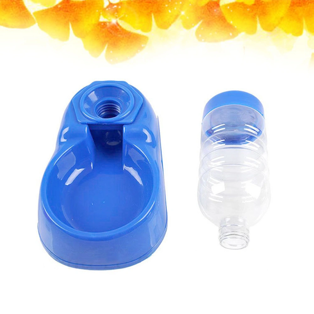 350ML Pet Water Feeding Bowl Creative Cat Water Feeder Drinking Tool Pet Supplies (Blue)