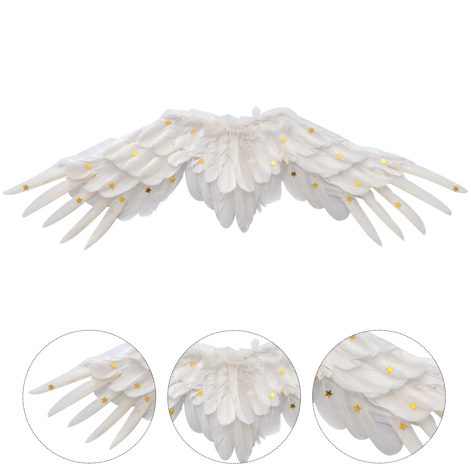 1 Pc Halloween Costume Performance Wedding Kids Angel Wings Party Prop(Small)