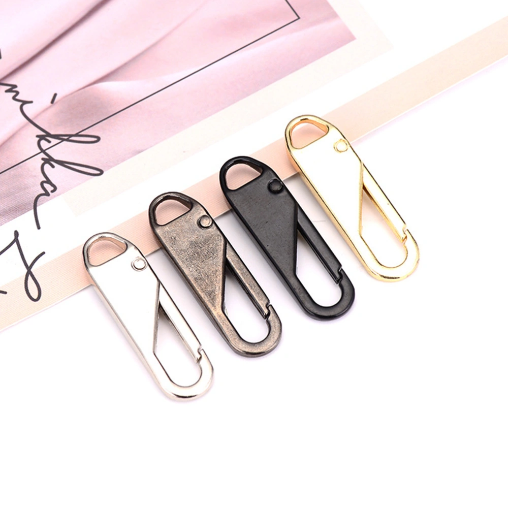 4Pcs Detachable Zipper Pulls Zinc Alloy Zipper Tags Zipper Extension Pulls