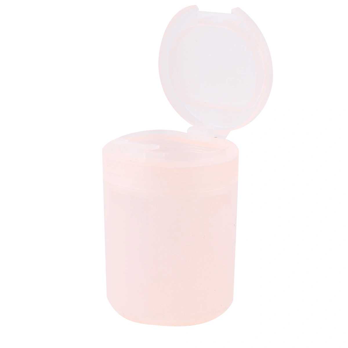Cotton Swab Storage Box Cotton Storage Cylinder for Easy Organization on Bathroom Counters or Vanity Tables(Orange)