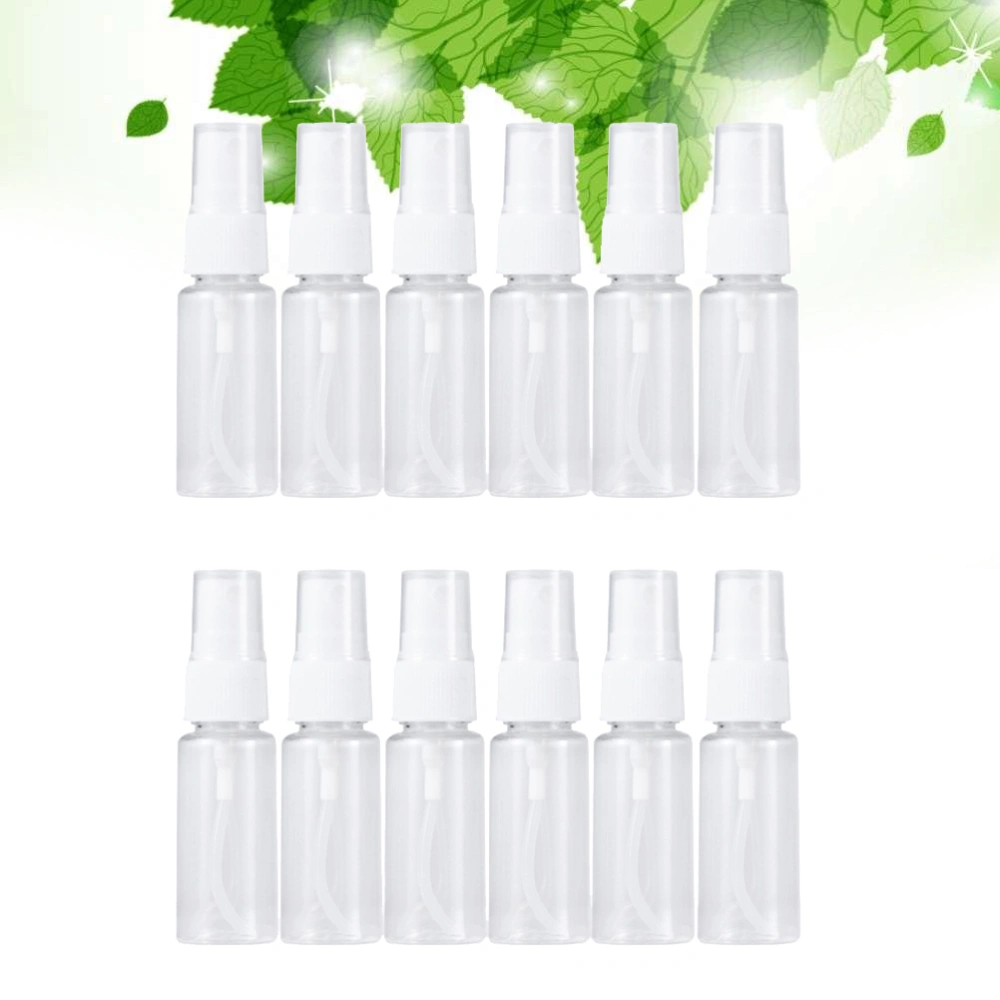 12pcs Empty Spray Bottles Mini Plastic Sprayer Portable Makeup Sprayers Alcohol Subpackaging Containers 60ml