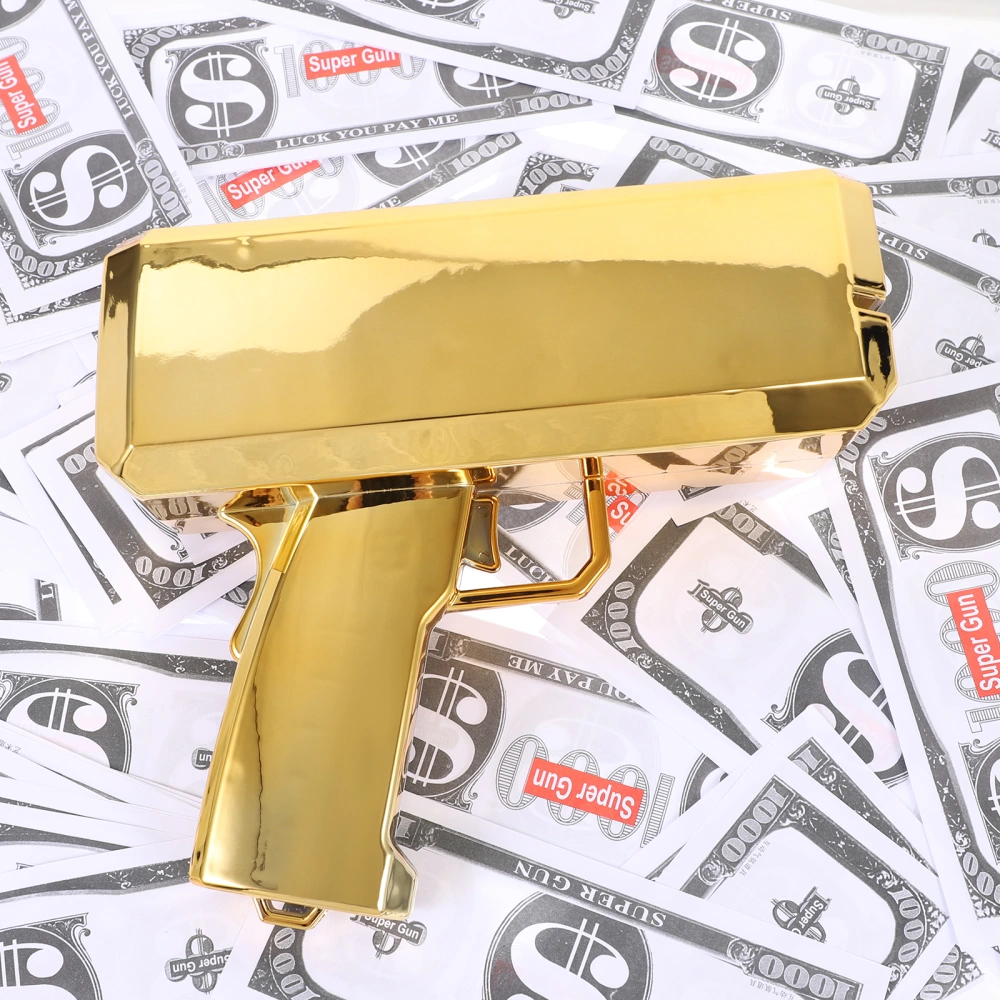 1 Set Money Shooter with Prop Money Cash Shooter Toy for Wedding Bachelorette Party