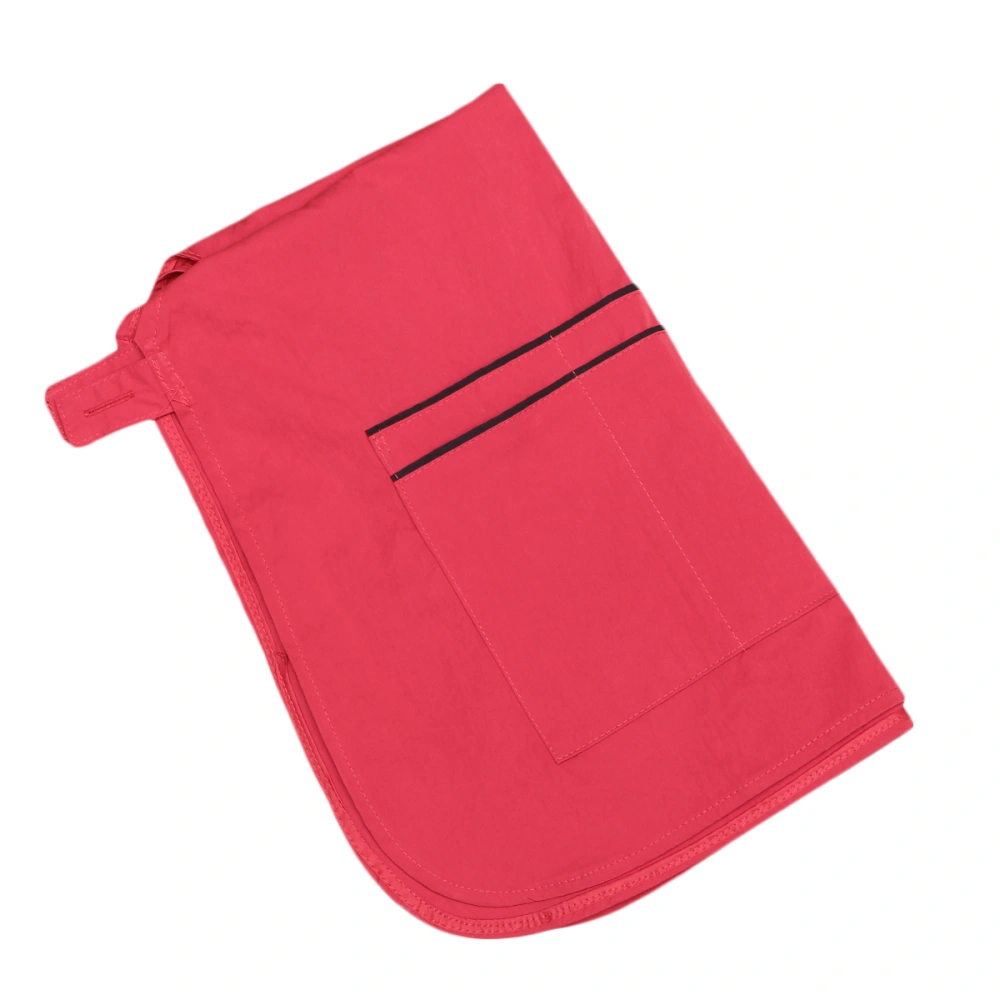 1pc Beauty Salon Apron Stylist Working Clothes Multi-use Hairdressing Apron Protective Pinafore Red