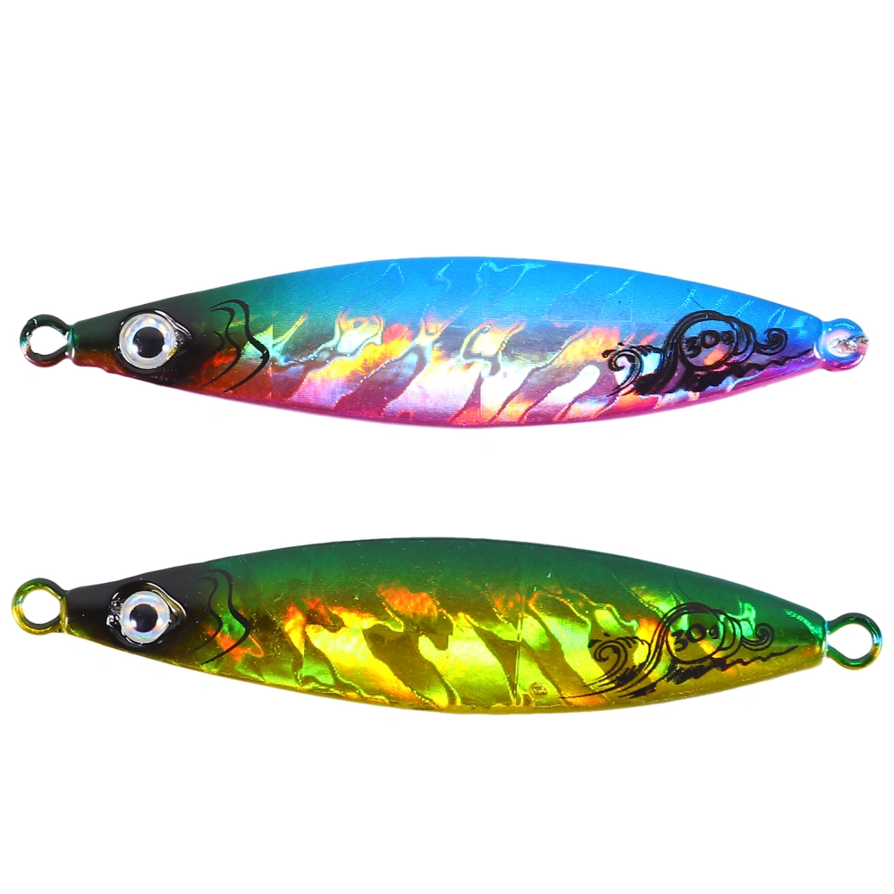 2 PCS Artificial Fishing Bait Reflective Lifelike Bait 30g Fishing Lure