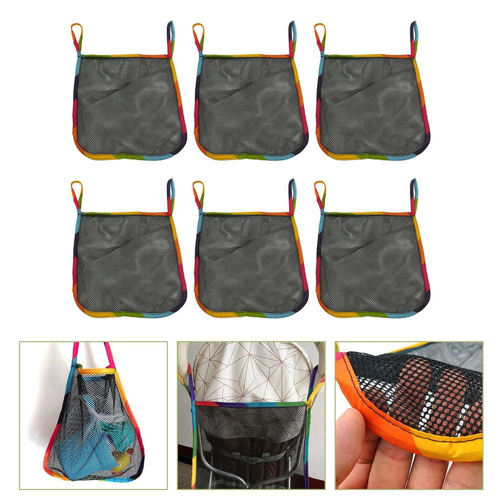6pcs Universal Hanging Baby Stroller Organizer Baby Stroller Organizer Bag
