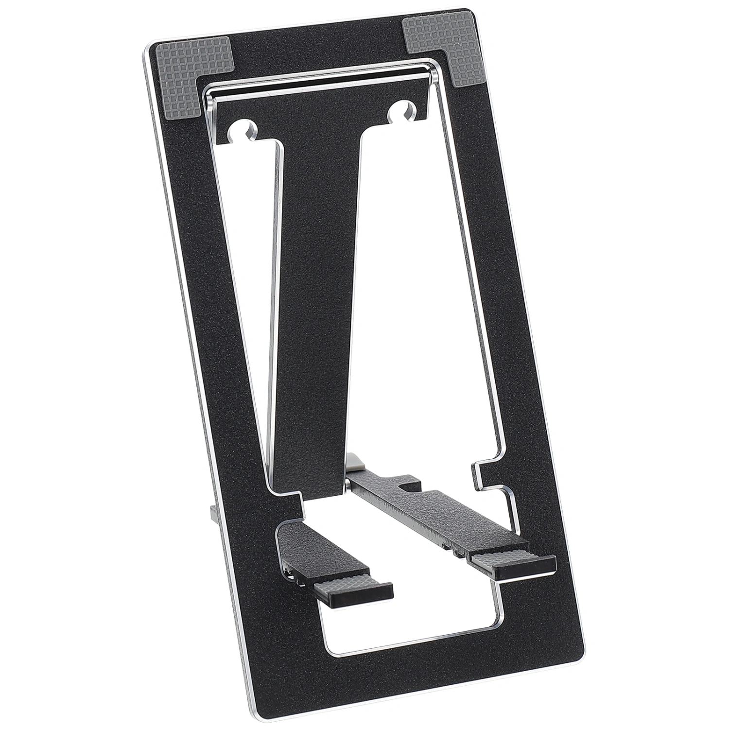1Pc Desktop Foldable Cellphone Holder Adjustable Phone Bracket (Black)