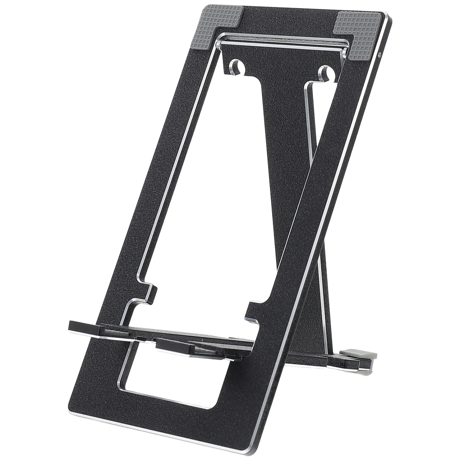 1Pc Desktop Foldable Cellphone Holder Adjustable Phone Bracket (Black)
