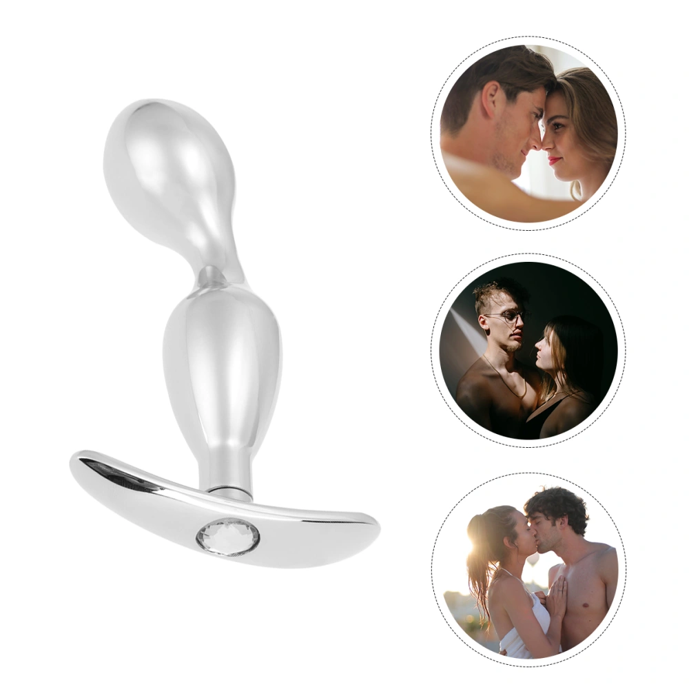 2 Pcs Metal Anal Plugs Stimulator Trainer Kit Butt Stimulative Massager