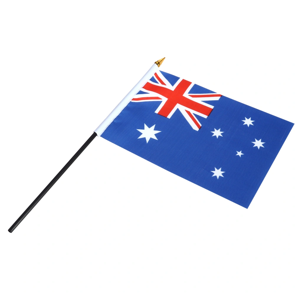 5 Pcs Hand Waving Flag Australia National Hand Flags For Festival Party