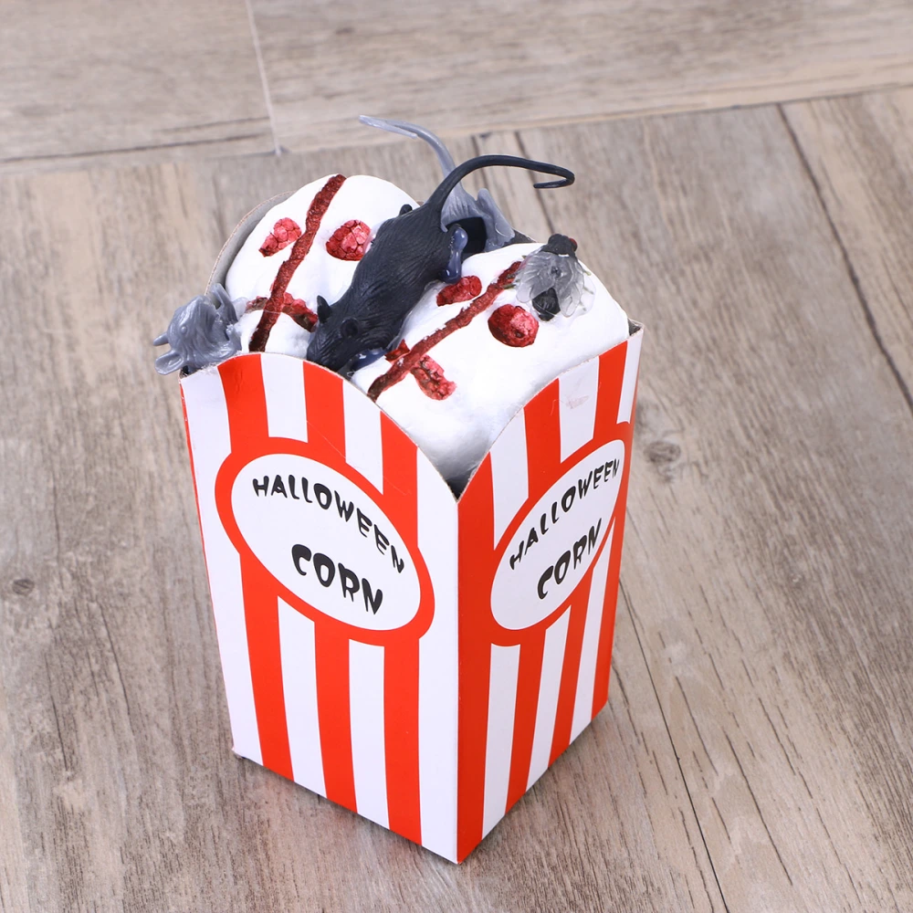 Halloween Popcorn Decoration Funny Corn Decoration Treat or Trick Toys for Halloween (Mouse)