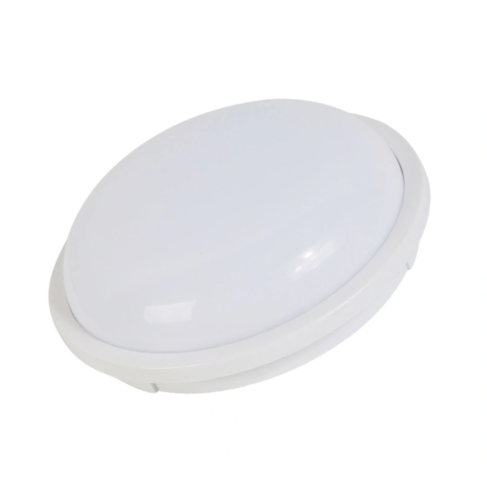 LED Ceiling Light Simple Moisture-proof Lamp Bright Indoor Light for Corridor Shop Home (15W Round, White Light)