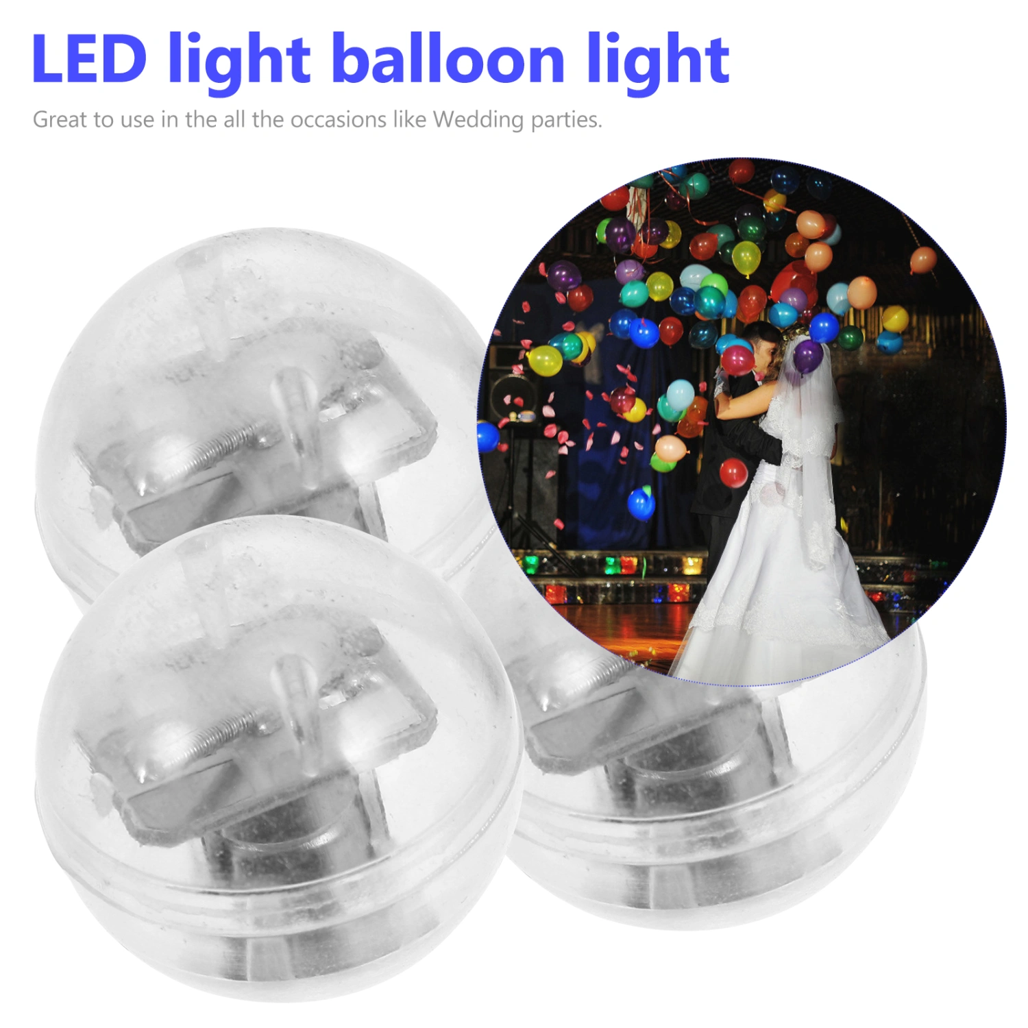 20Pcs LED Balloons Lights Lanterns Lights Blinking Light for Party Decoration