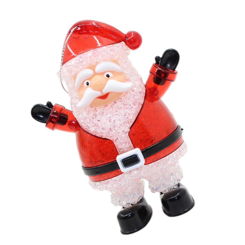 1 Pc Christmas EVA Light LED Night Light Santa Clause Colorful Light (Red)