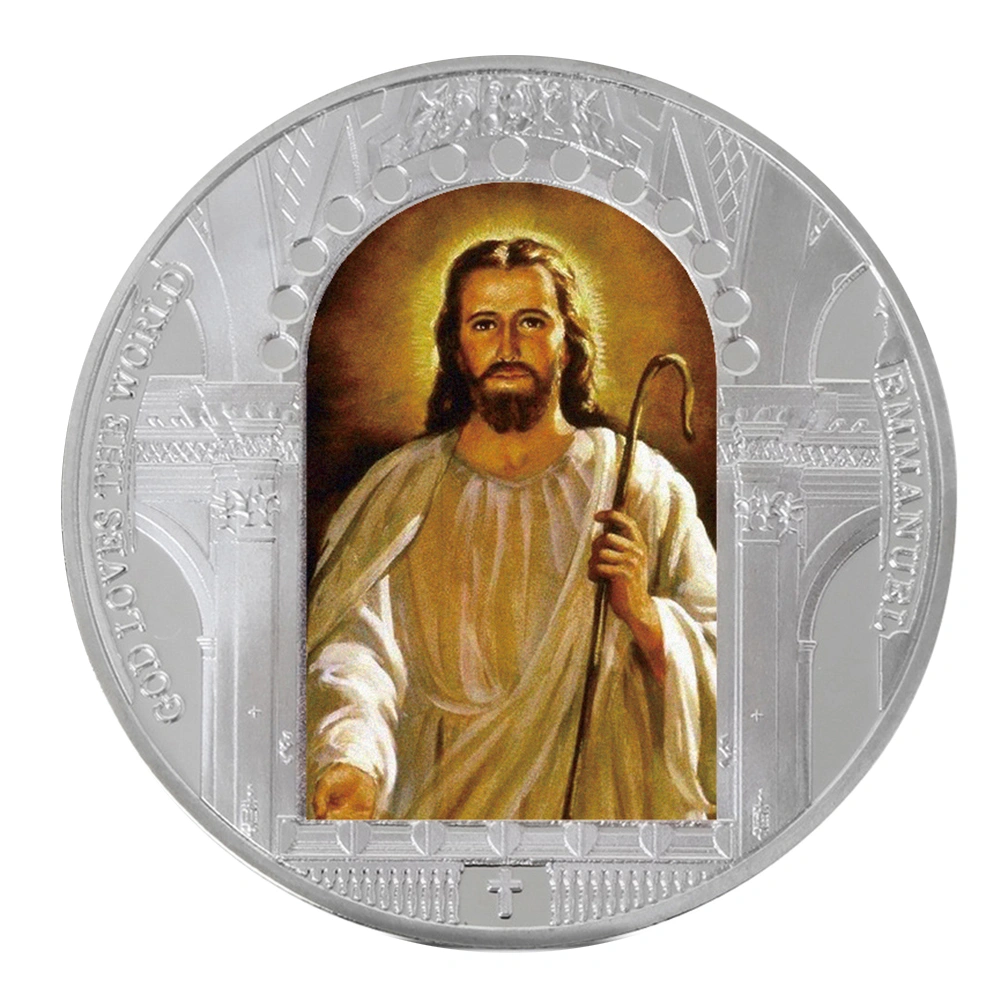 Jesus Christ Religion Commemorative Coin Collection Gift Souvenir Art Metal Antique Collection Coin (001)
