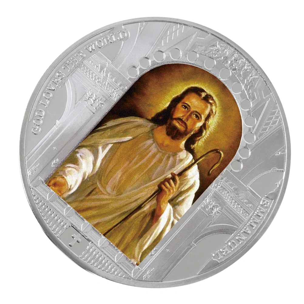 Jesus Christ Religion Commemorative Coin Collection Gift Souvenir Art Metal Antique Collection Coin (001)