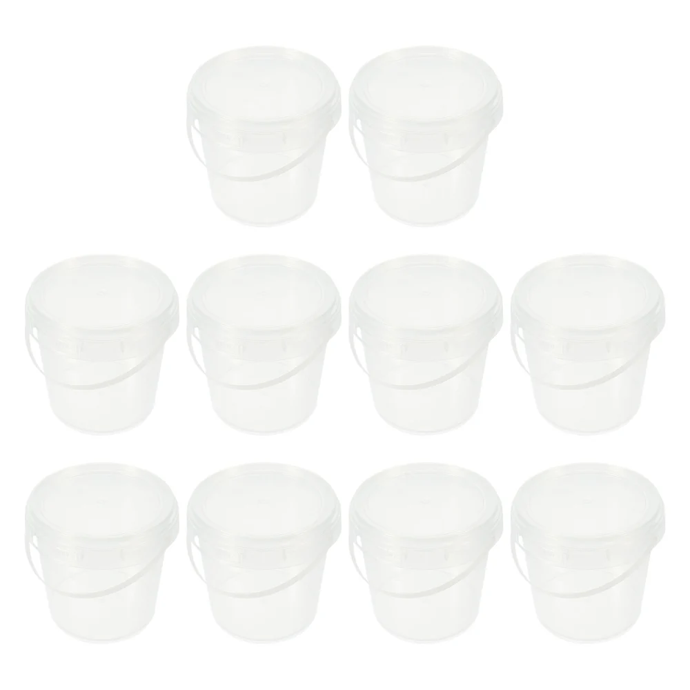 10Pcs Dustproof Moisture-proof Storage Bucket Food Storage Bucket for Home