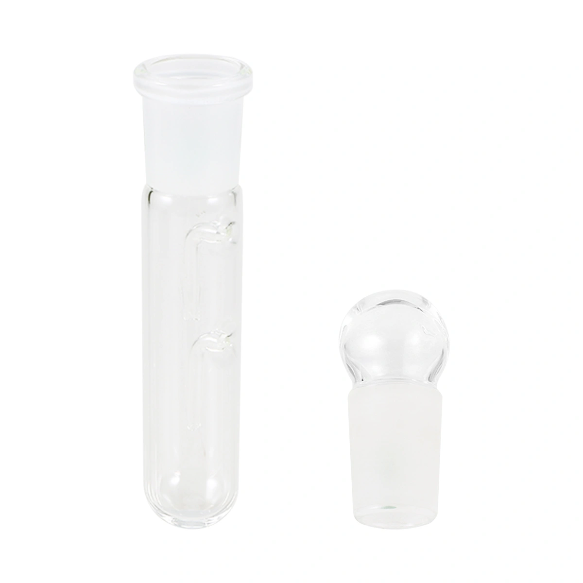 Aquarium Fish Tank Glass Leeches Trap 2 Hole Glass Turbellarian Catcher