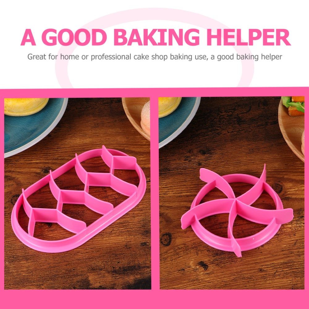 4Pcs Household Bread Press Molds Convenient Bread Press Wear-resistant Bread Stamps