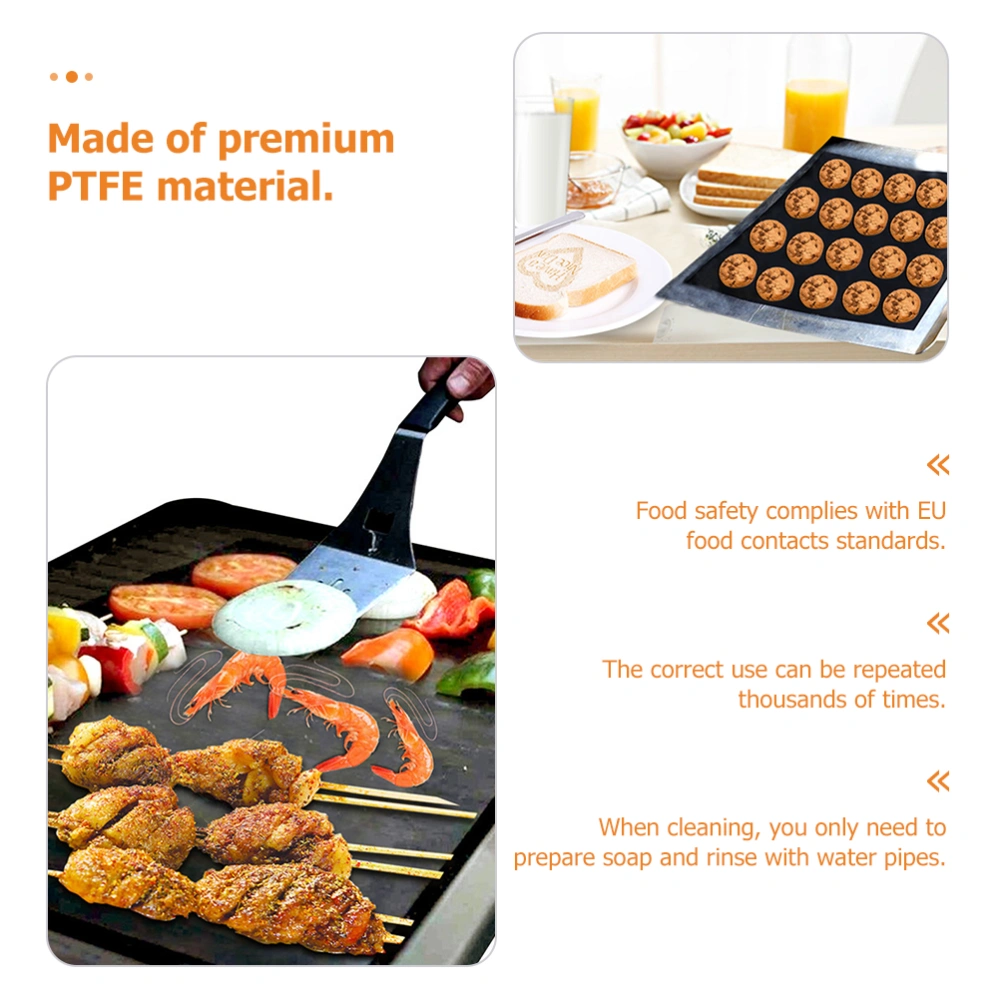 4Pcs Non Stick BBQ Grill Mat PTFE Baking Sheets Heavy Duty Grill Mat Set