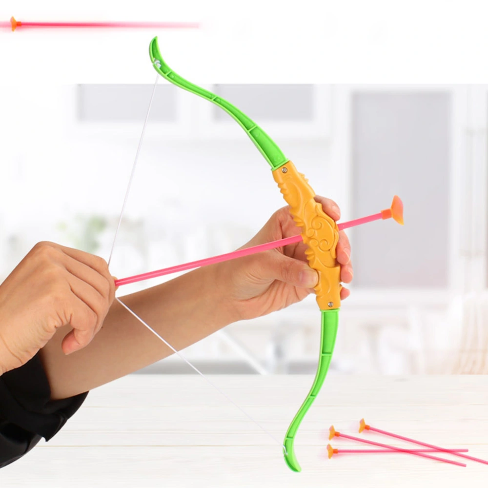 6 Set Suction Cup Archery Bow and Arrows Toys Set Outdoor Fun Shooting Game Kit for Boys Girls Plaything