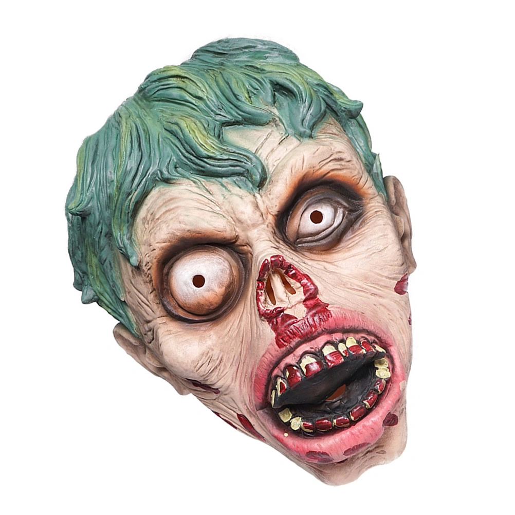 Funny Zombie Face Cover Halloween Masquerade Mask Dress-Up Mask Performance Costume Props for Costumes Parties Festival 