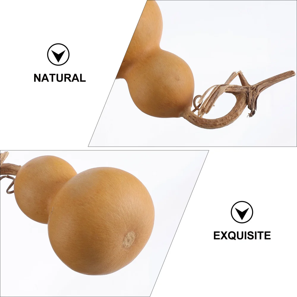 3 Pcs Natural Gourd Shape Adornment Decorative Gourd Practical Desktop Decor