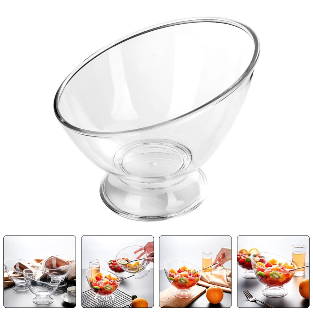 Japanese Style Oblique Salad Bowl Dessert Storage Bowl Multipurpose Food Bowl