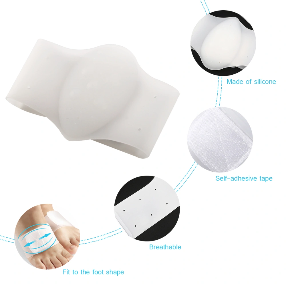 ETEREAUTY Arch Support Bandage Cushions Silicone Feet Arch Support Band Pads Inserts for Shoes