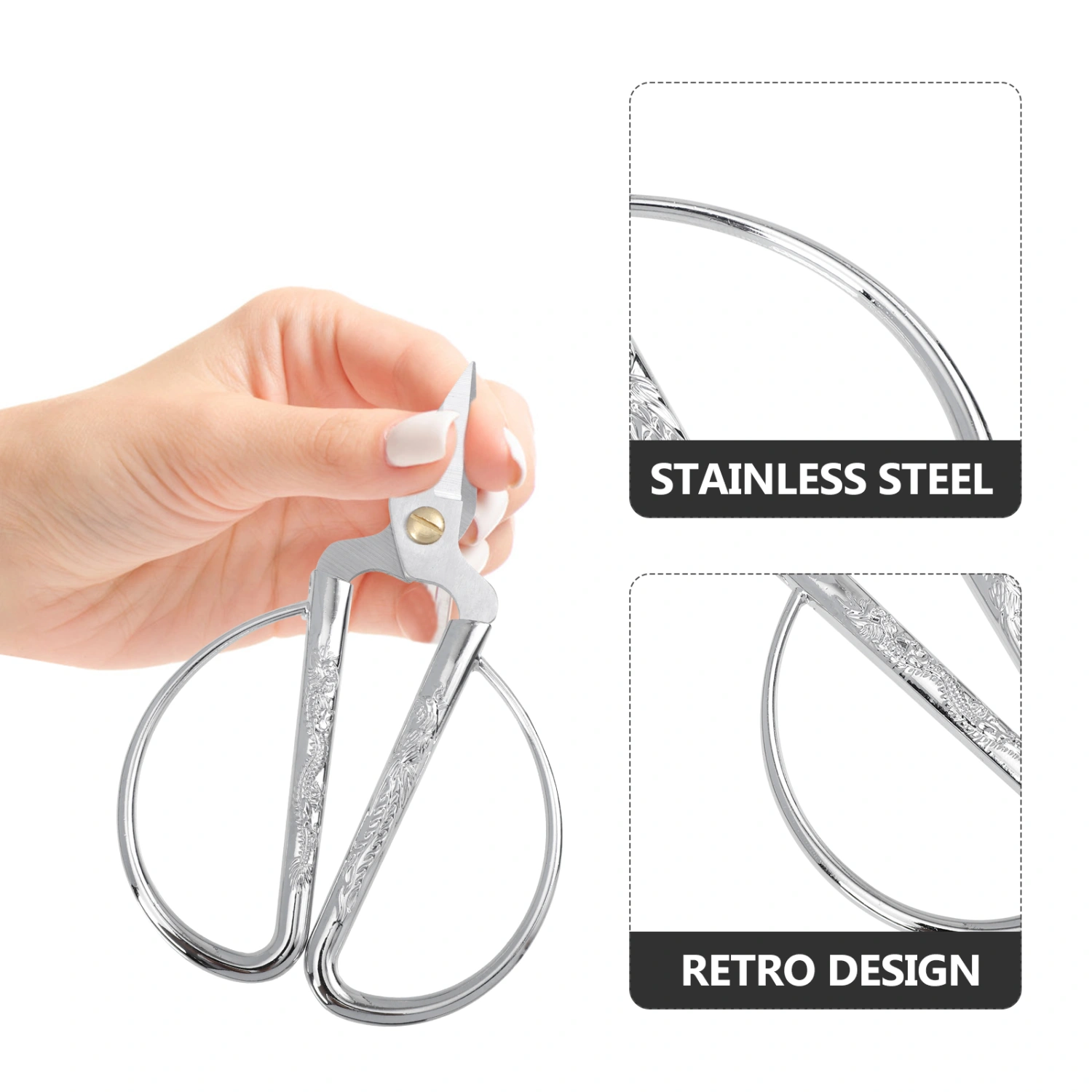 1pc Exquisite Scissor Stainless Steel Professional Scissor Thread Cutter