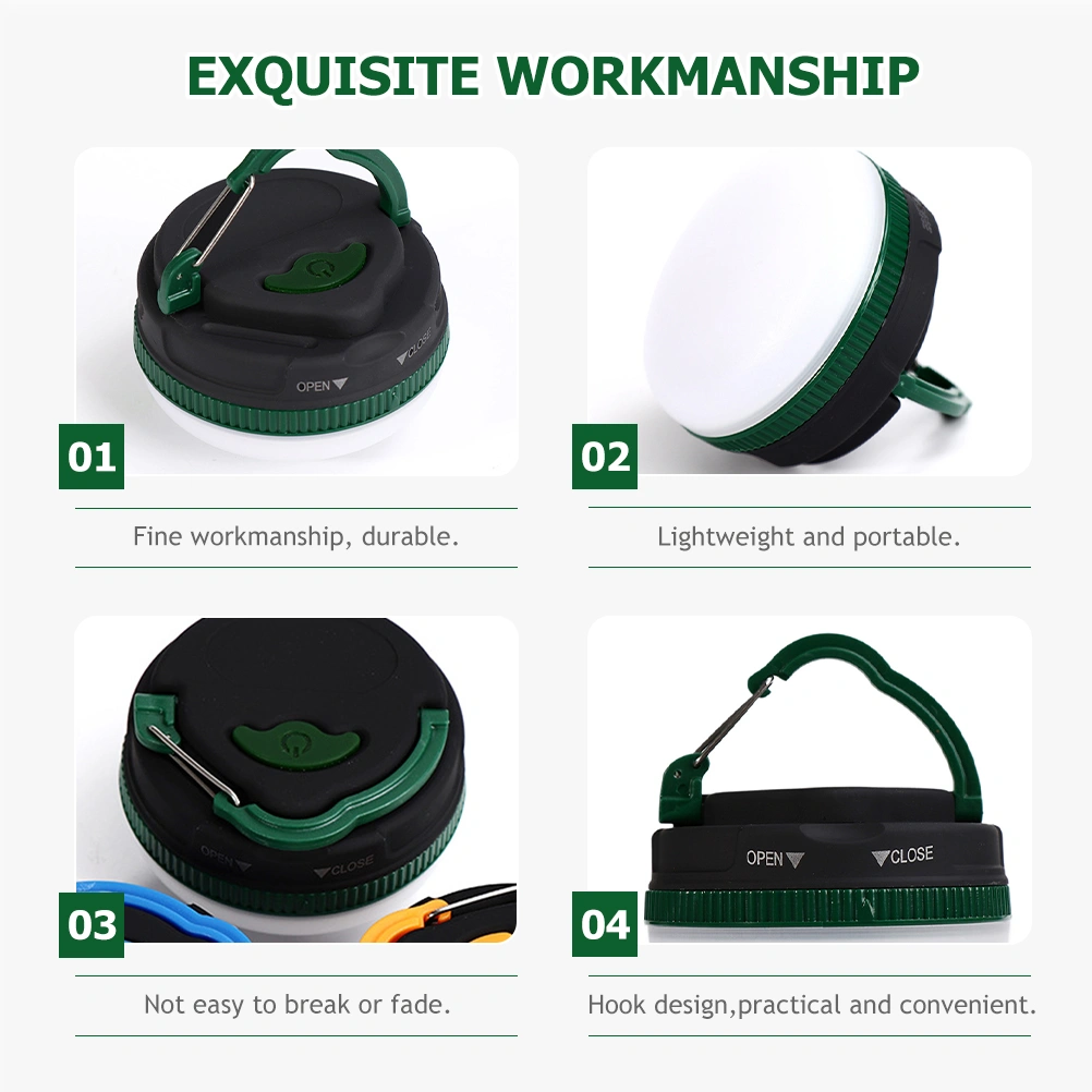 Outdoor Camping Light Camping Lantern Portable Tent Light LED Emergency Light