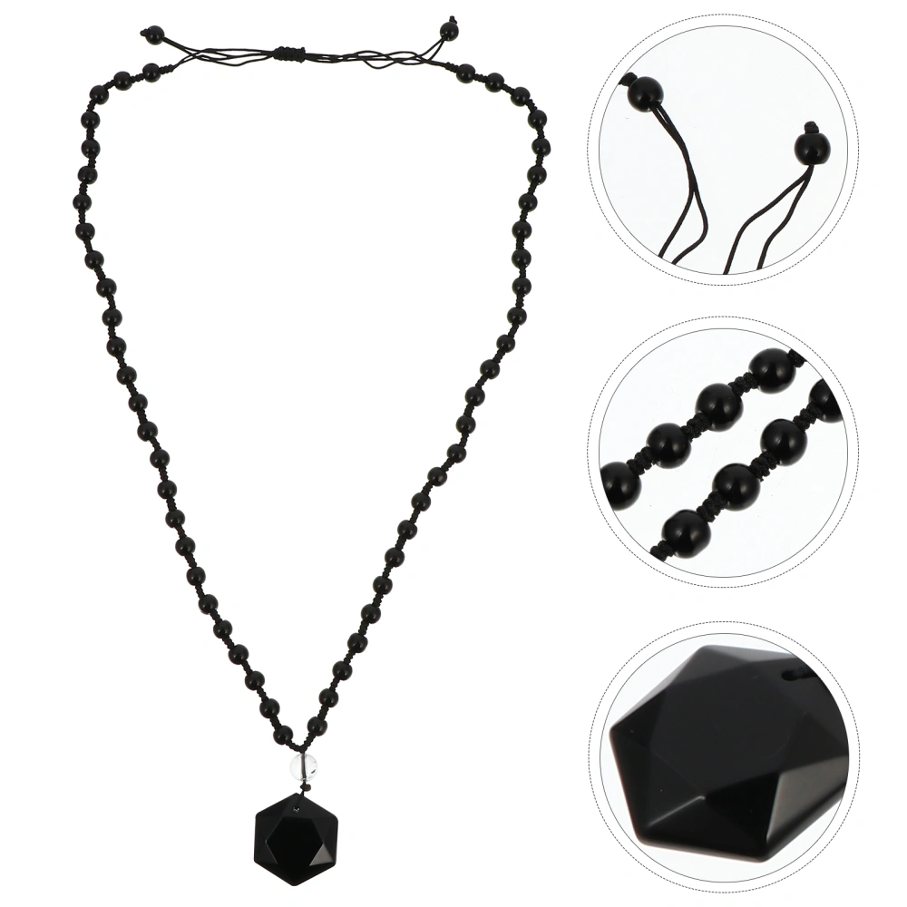 Obsidian Girl Necklace Fashionable Female Neck Pendant Neck Accessories